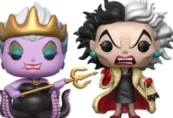 Cruella & Ursula avec une Couronne - 2 Pack