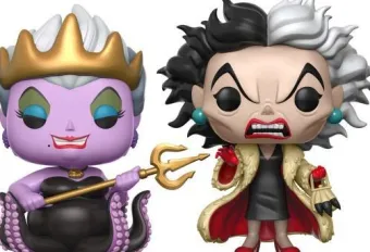 Cruella & Ursula avec une Couronne - 2 Pack