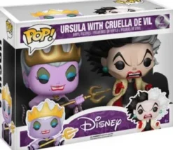 Cruella & Ursula avec une Couronne - 2 Pack