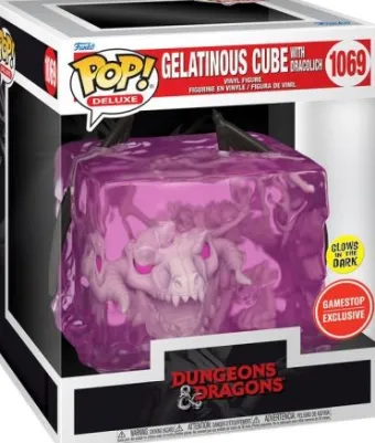Cube Gélatineux avec Dracoliche - Glow in the Dark