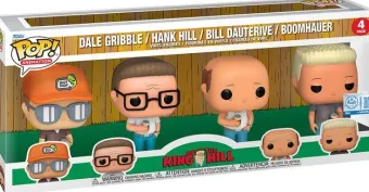 Dale Gribble / Hank Hill / Bill Dauterive / Boomhauer - Pack