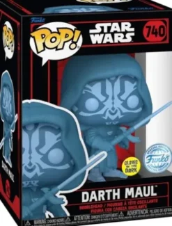 Dark Maul avec double sabre laser - Glow in the Dark