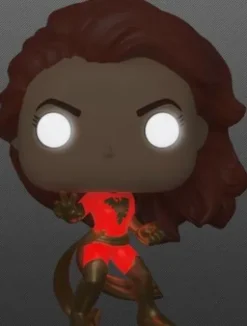 Dark Phoenix Pose en Pleine Action - Brillant dans le noir