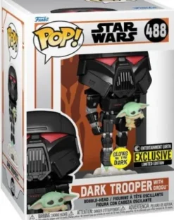 Dark Trooper avec Grogu - Glow in the Dark