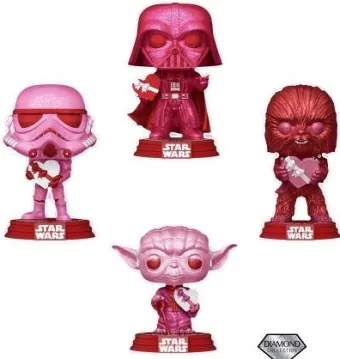 Dark Vador / Stormtrooper / Chewbacca / Yoda - Diamant