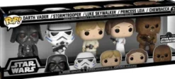 Darth Vader / StormTrooper / Luke Skywalker / Princess Leia / Chewbacca - 5 Pack