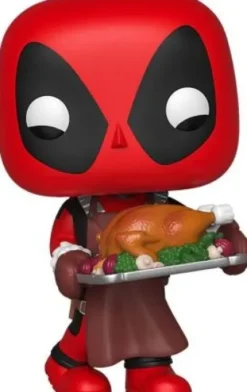 Deadpool avec Dinde de Noël (Super-Héro)