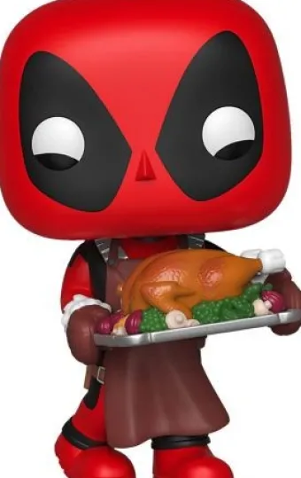 Deadpool avec Dinde de Noël (Super-Héro)