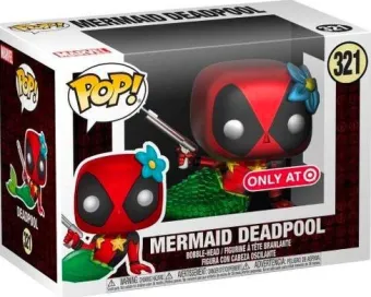 Deadpool en Sirène - Métallique - T-Shirt