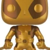 Deadpool - Métallique Or & 25 cm