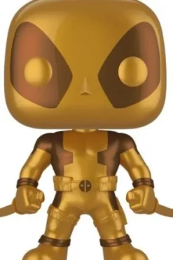 Deadpool - Métallique Or & 25 cm