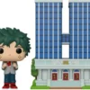 Deku en uniforme avec l'école