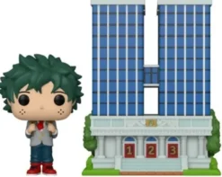 Deku en uniforme avec l'école