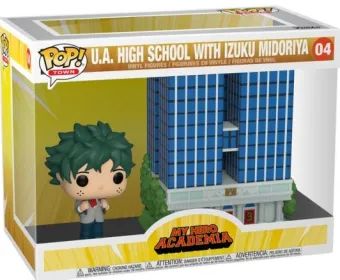 Deku en uniforme avec l'école