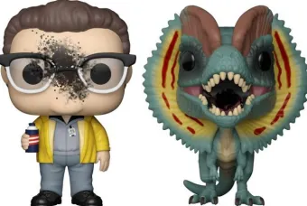 Dennis Nedry & Dilophosaure - 2 Pack