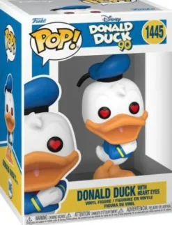 Donald Duck avec yeux en cœur