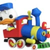 Donald Duck sur l'attraction de train du cirque Casey Jr.