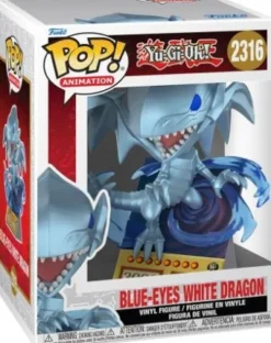 Dragon Blanc aux Yeux Bleus