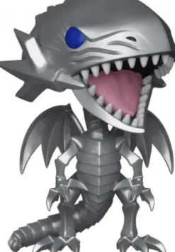 Dragon Blanc aux Yeux Bleus - Métallique