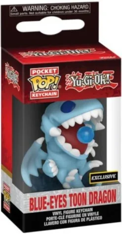 Dragon toon aux Yeux Bleus - Porte-clés