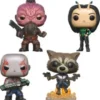 Drax, Rocket, Taserface, Mantis - 4 pack