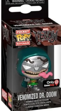 Dr Doom vénomisé Métallique - Porte clés