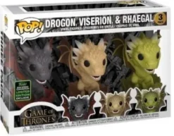 Drogon, Viserion, & Rhaegal - 3 Pack