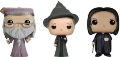 Dumbledore, McGonagall & Rogue - 3 Pack