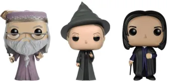Dumbledore, McGonagall & Rogue - 3 Pack