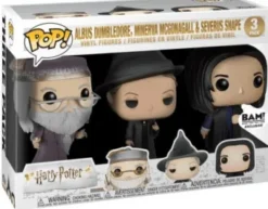 Dumbledore, McGonagall & Rogue - 3 Pack
