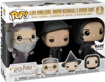 Dumbledore, McGonagall & Rogue - 3 Pack