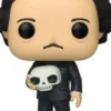 Edgar Allan Poe avec crâne - Glow In The Dark