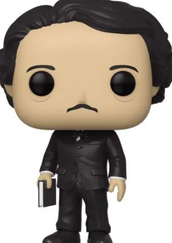 Edgar Allan Poe avec livre