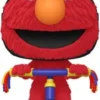 Elmo sur son vélo - Flocked