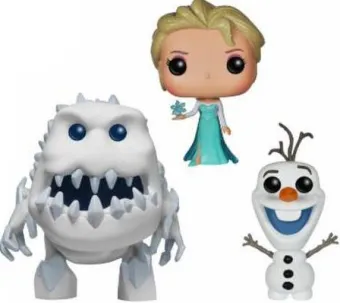 Elsa, Guimauve et Olaf - 3 Pack