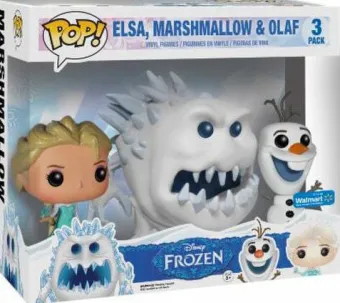 Elsa, Guimauve et Olaf - 3 Pack
