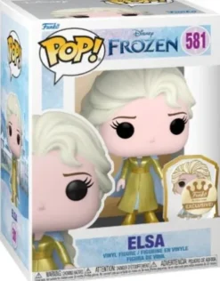 Elsa - Métallique sticker doré