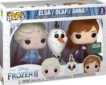 Elsa, Olaf & Anna - 3 pack