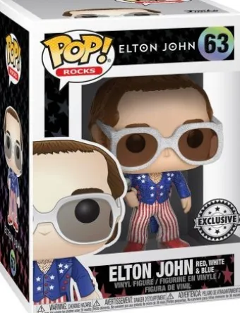 Elton John Rouge, Blanc & Bleu - Pailleté