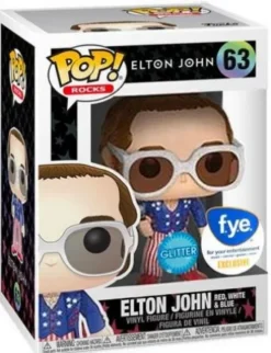 Elton John Rouge, Blanc & Bleu - Pailleté