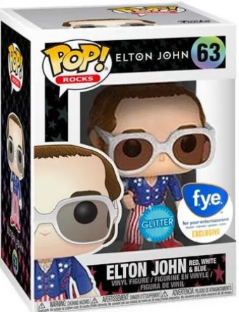 Elton John Rouge, Blanc & Bleu - Pailleté