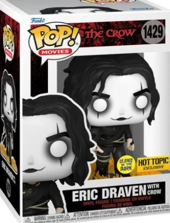 Eric Draven avec Corbeau - Glow in the Dark