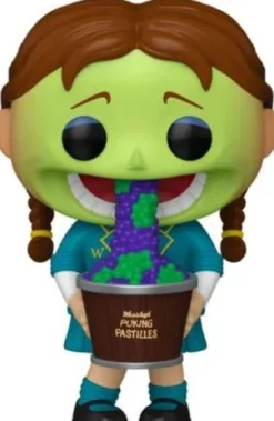 Fille des pastilles de gerbe