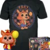 Foxy Ballon (Flocked) - T-Shirt