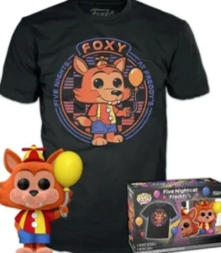 Foxy Ballon (Flocked) - T-Shirt