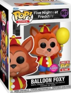 Foxy Ballon (Flocked) - T-Shirt