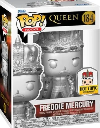 Freddie Mercury avec Pin (Argent)