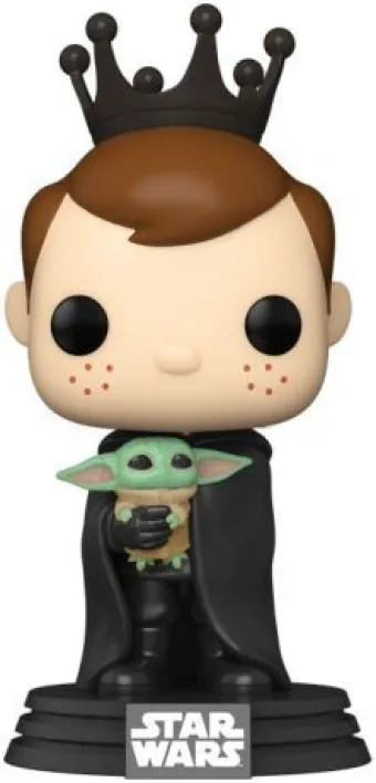 Freddy Funko en Luke Skywalker avec Grogu