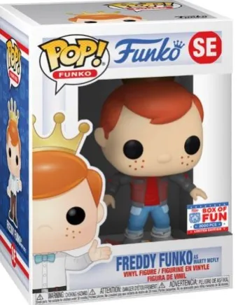 Freddy Funko en Marty McFly