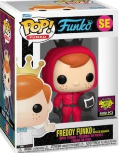 Freddy Funko en Soldat rouge masque Carré